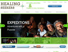 Tablet Screenshot of healingseekers.com